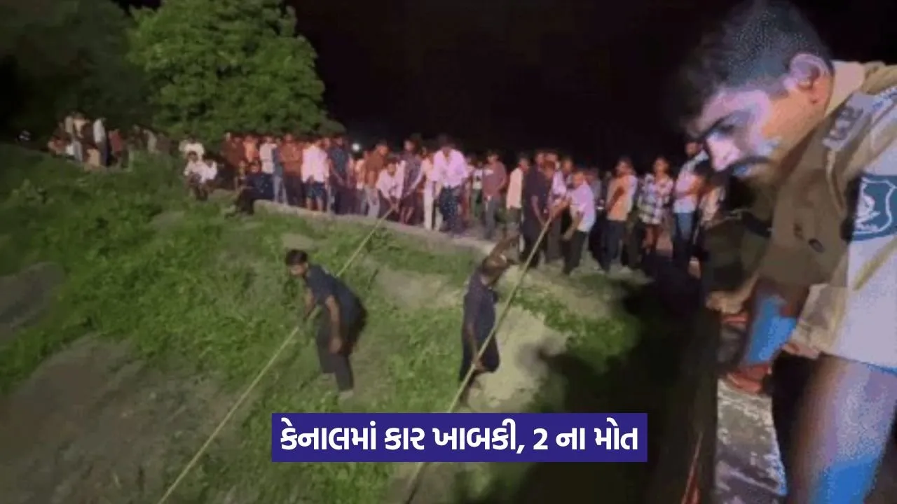 Narmada Canal car accident