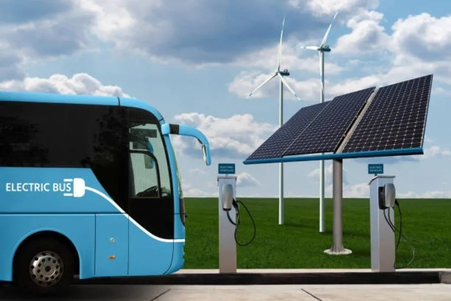 Solar powered electric charging : હવે અમદાવાદમાં BRTS બસને મળશે ઓન રૂટ સોલાર ચાર્જિંગ 2 Solar powered electric charging