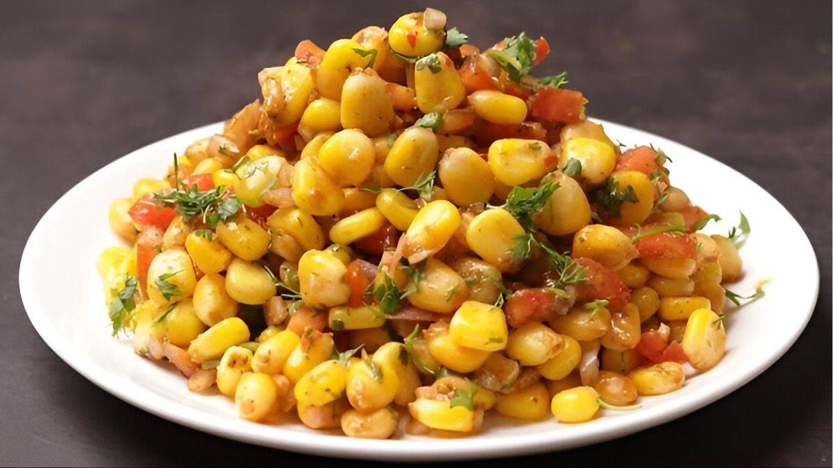 Corn chaat
