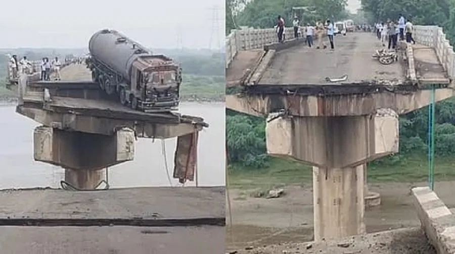 Bridge Collapse: વલસાડના 5 નદી -પુલ પર ભારે વાહનો માટે પ્રતિબંધ 3 Gambhira Bridge777.jpg