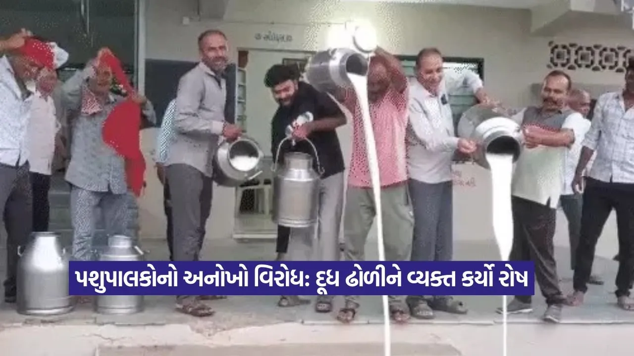 Milk price protest in Gujarat