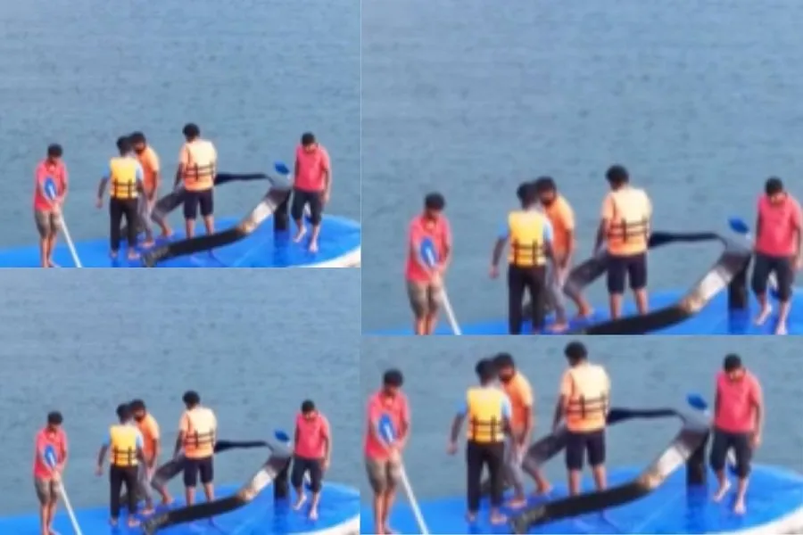 Viral Video: શું તમે જોઈ છે આવી બોટ? ચંપલ વાળી બોટનો વીડિયો વાયરલ 2 Viral Video