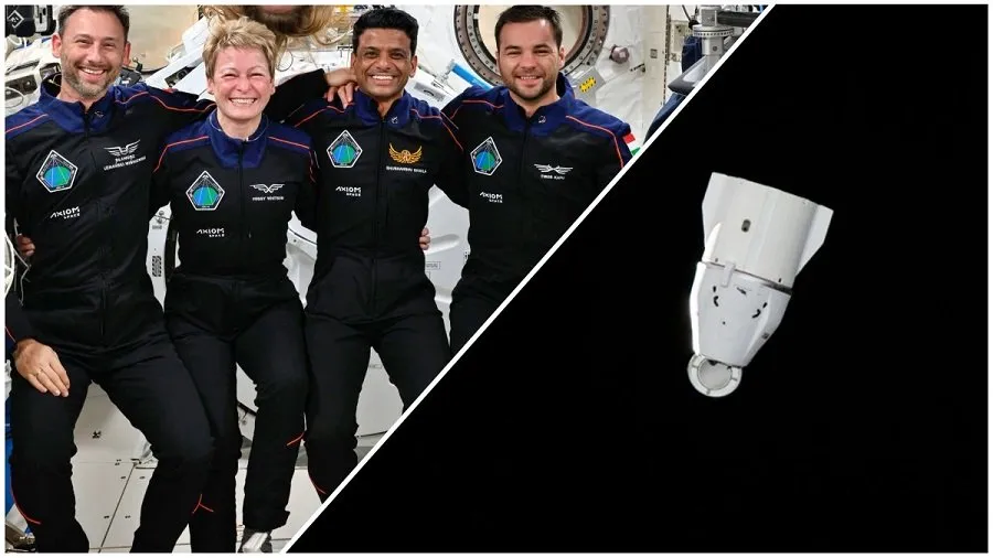 ISS Crew Lands: શુભાંશુ શુક્લા અને ટીમનું અવકાશમાંથી સફળ પુનરાગમન! 3 ISS Crew Lands