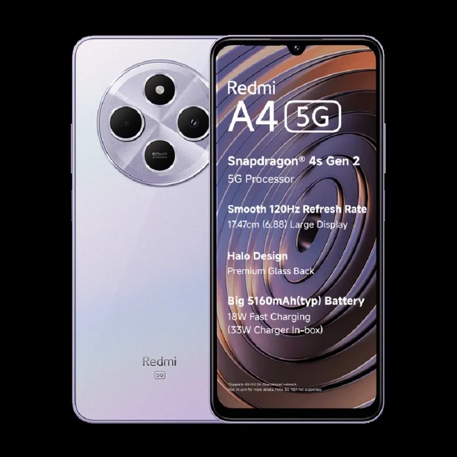 Redmi A4 5g: સસ્તામાં ધમાકેદાર 50MP બે કેમેરાવાળો સ્માર્ટફોન 3 Redmi A4 5g