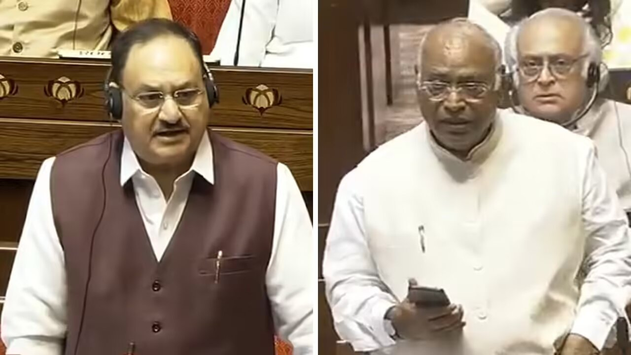 મારી પાસેથી ટ્યુશન લો": રાજ્યસભામાં નડ્ડા-ખડગે વચ્ચે ઉગ્ર વિવાદ 2 Jp nadda.jpg
