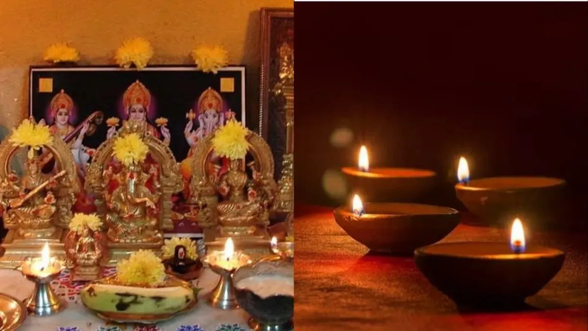 રક્ષાબંધનના દિવસે ઘરમાં દીવો ક્યાં પ્રગટાવવો? જાણો 5 શુભ સ્થાન અને તેનું મહત્વ 3 diya on gharmandir
