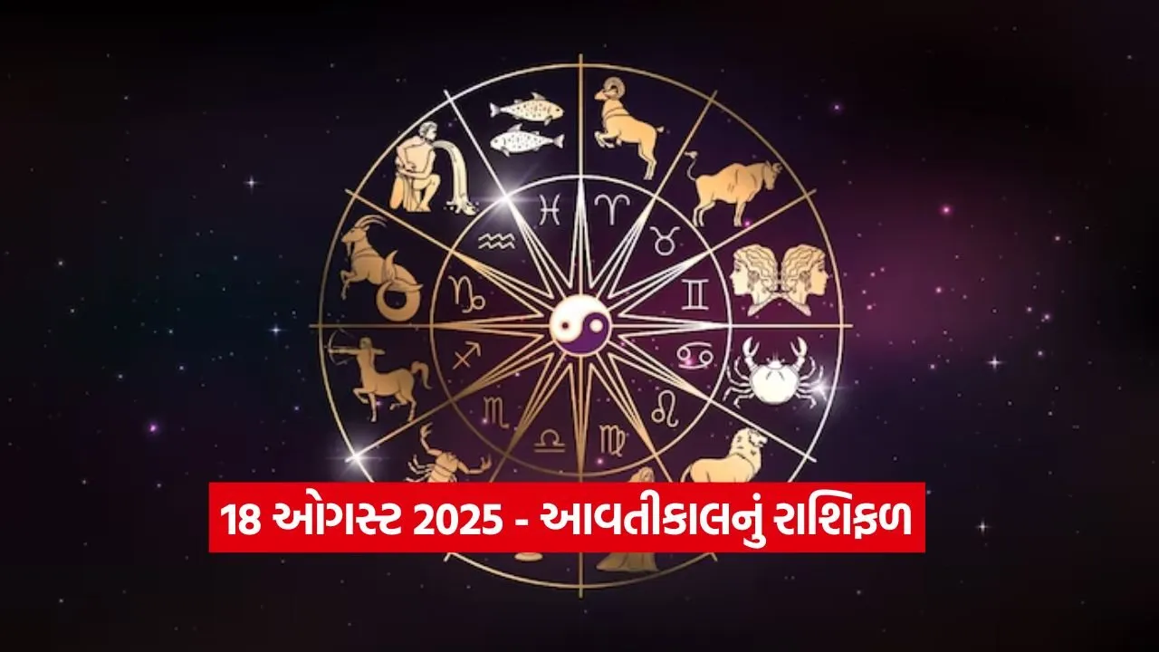 18 ઓગસ્ટ 2025નું રાશિફળ: તમારી રાશિ માટે કેવો રહેશે આવતીકાલનો દિવસ? 23 Horo 1708 1.jpg