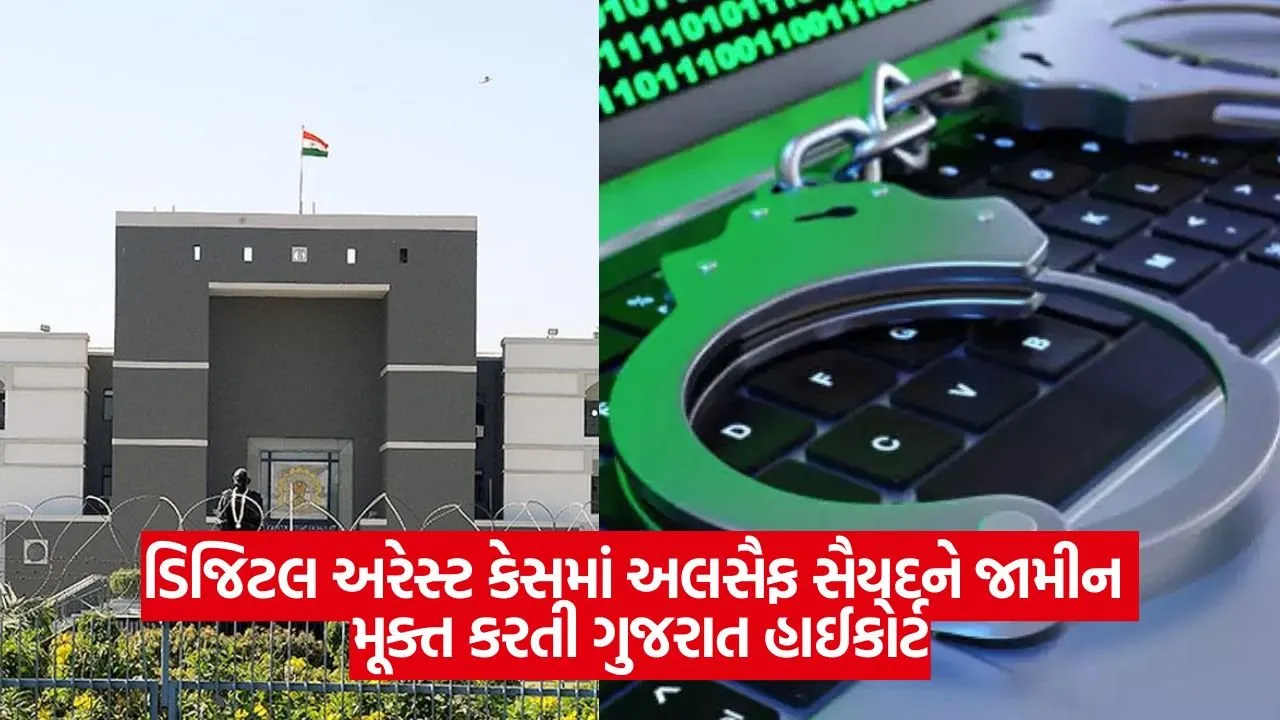 Surat: સુરતનાં વોન્ટેડ બસ્સામ ડોક્ટરનાં હવાલા-USD, ડિજિટલ અરેસ્ટ કેસમાં અલસૈફ સૈયદને જામીન મૂક્ત કરતી ગુજરાત હાઈકોર્ટ. ખંખેર્યા હતા દોઢ કરોડથી વધુ રુપિયા 22 gh 0309.jpg