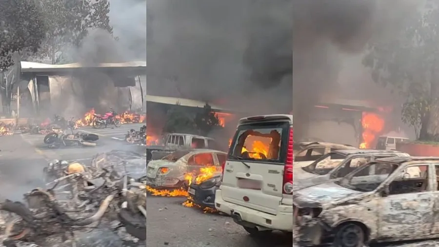 Video: સોશિયલ મીડિયા પર પ્રતિબંધ છતાં: નેપાળમાં હિંસાના વિડીયો થયા વાયરલ 2 cars.jpg