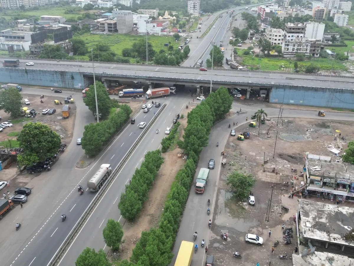 અમદાવાદમાં ચાર દિશાનો પરસાળ માર્ગ બનશે 2 lane.jpg