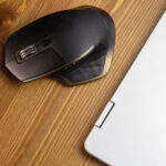 picography flat lay laptop mouse desk