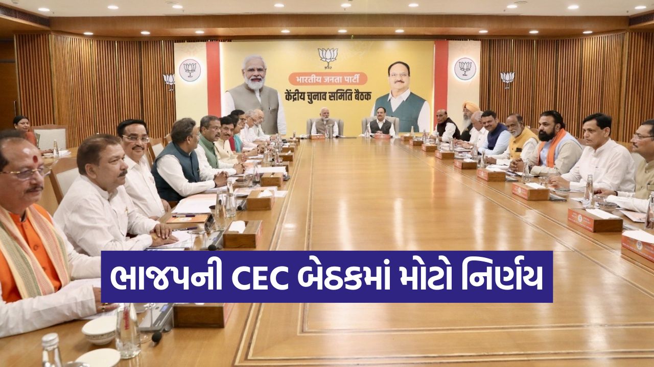 પ્રથમ યાદી ટૂંક સમયમાં: ભાજપે બિહાર માટે ઉમેદવારો નક્કી કર્યા 49 cec 1310