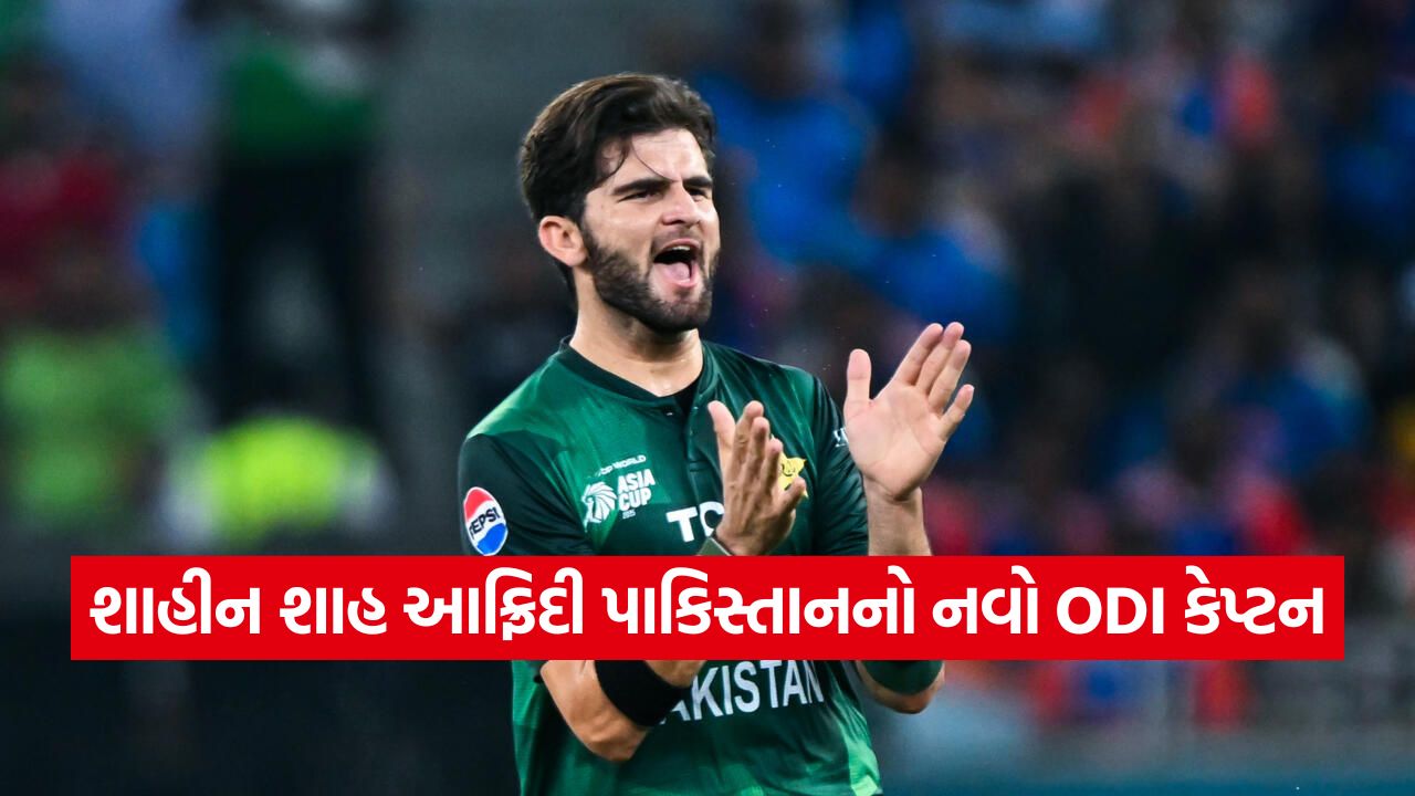 PCB એ મોહમ્મદ રિઝવાનને હટાવ્યો, શાહીન શાહ આફ્રિદી પાકિસ્તાનનો નવો ODI કેપ્ટન 23 Afridi 2110