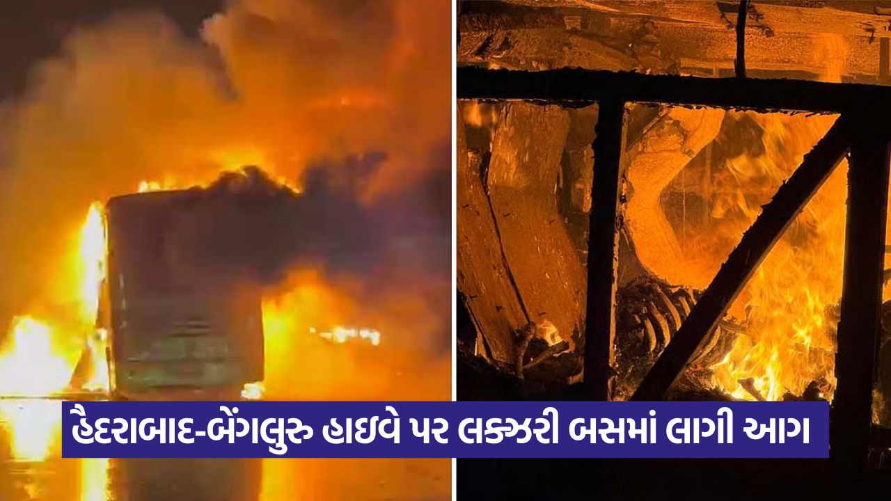કુર્નૂલમાં લક્ઝરી બસમાં આગ લાગી, 12 લોકોના મોત 53 web 8