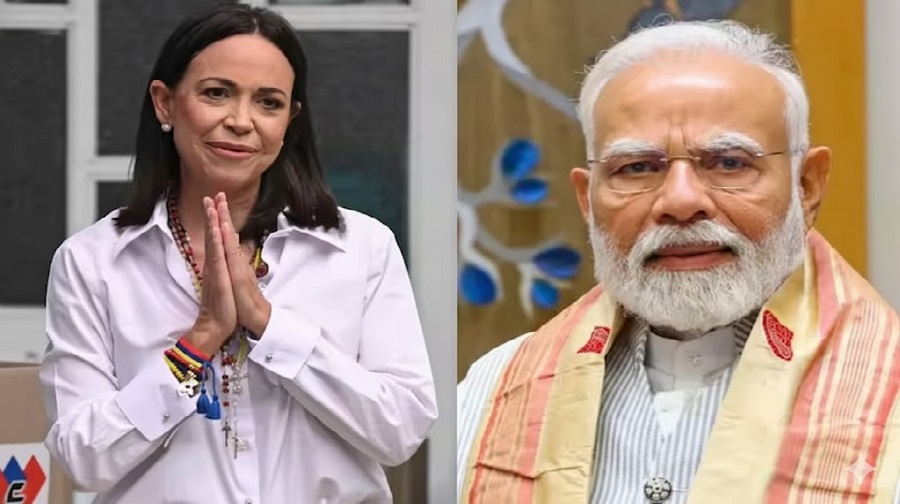 નોબેલ વિજેતા મારિયા મચાડોએ કર્યા ભારત અને PM મોદીના વખાણ: વેનેઝુએલાની લોકશાહી માટે કરી મોટી અપીલ! 3 pm modi
