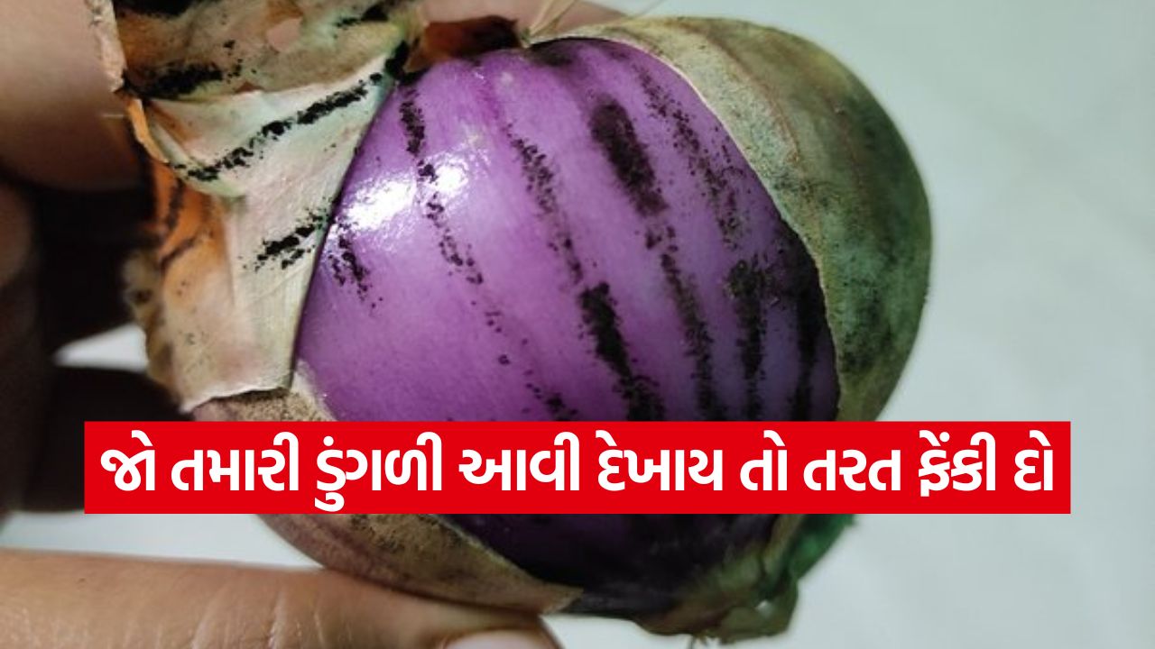 ડુંગળી ખરીદતી વખતે આ $2$ બાબતો ચેક કરો: કાળા ડાઘવાળી ડુંગળી શરીર માટે 'ઝડપી ઝેર' સમાન 41 online1