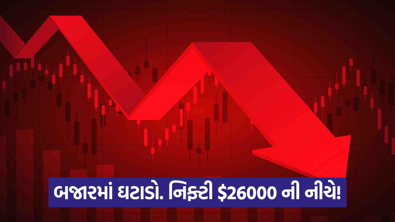 Opening bell - સેન્સેક્સ 228 પોઈન્ટ ઘટ્યો, નિફ્ટી 25,973 પર; ફાર્મા અને મેટલ ક્ષેત્ર દબાણ હેઠળ 39 sm 43