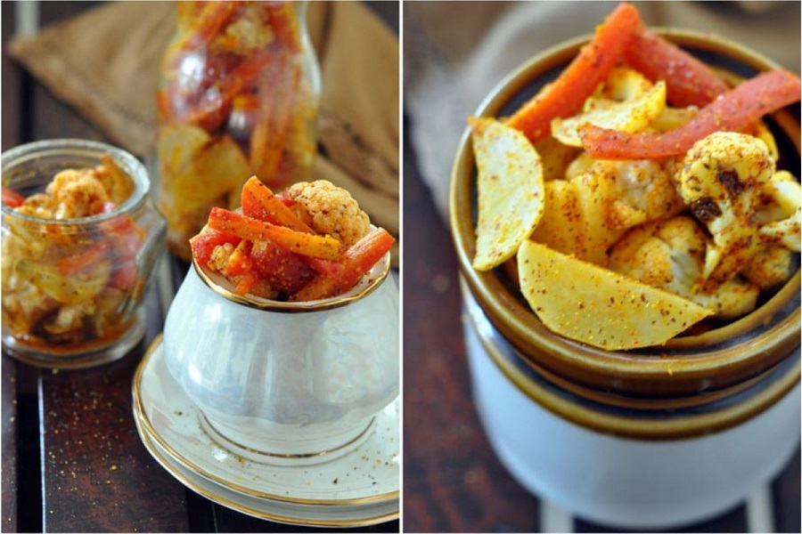 પરફેક્ટ વિન્ટર સ્પેશિયલ: ગાજર અને ફુલાવરમાંથી તૈયાર થતું 'સુપર ફાસ્ટ' અને ટેસ્ટી અથાણું! 2 pickel 12