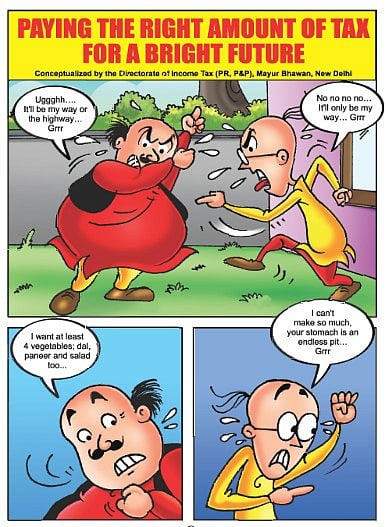 CBSE Income Tax Awareness Comics 1