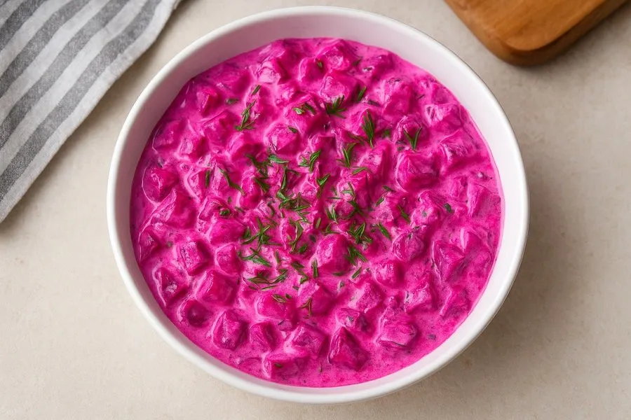 ઘરે બનાવો સ્વાદિષ્ટ અને હેલ્ધી બીટરૂટ દહીં સલાડ 3 Beetroot Dahi Salad