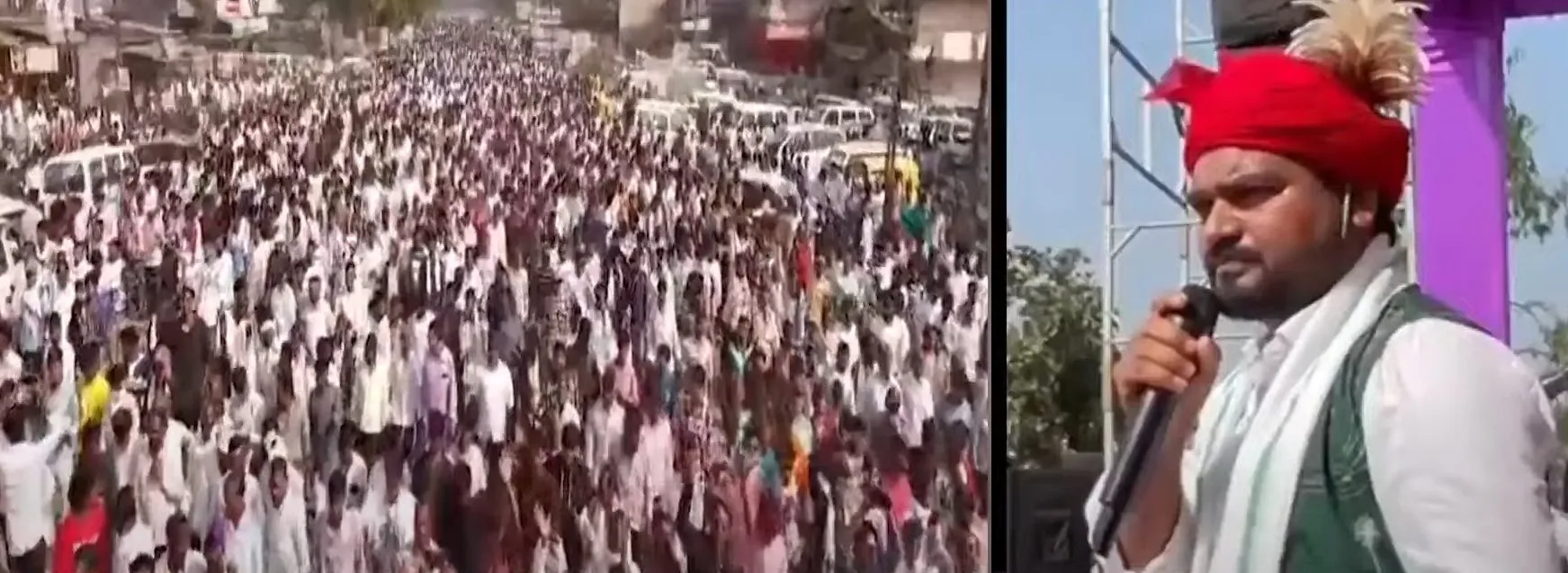 નેત્રંગમાં ચૈતર વસાવાની જનસભા: બિરસા મુંડાના સ્વાભિમાનના સંદેશ સાથે આદિવાસી હકનો ધમાકેદાર અવાજ 2 chaitar vasava netrang bharuch.jpeg