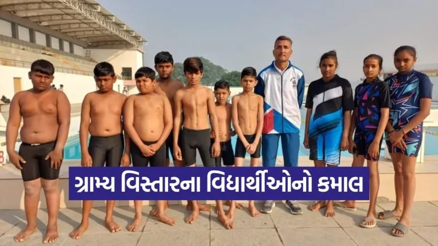 shetrunji dam swimming medals 1