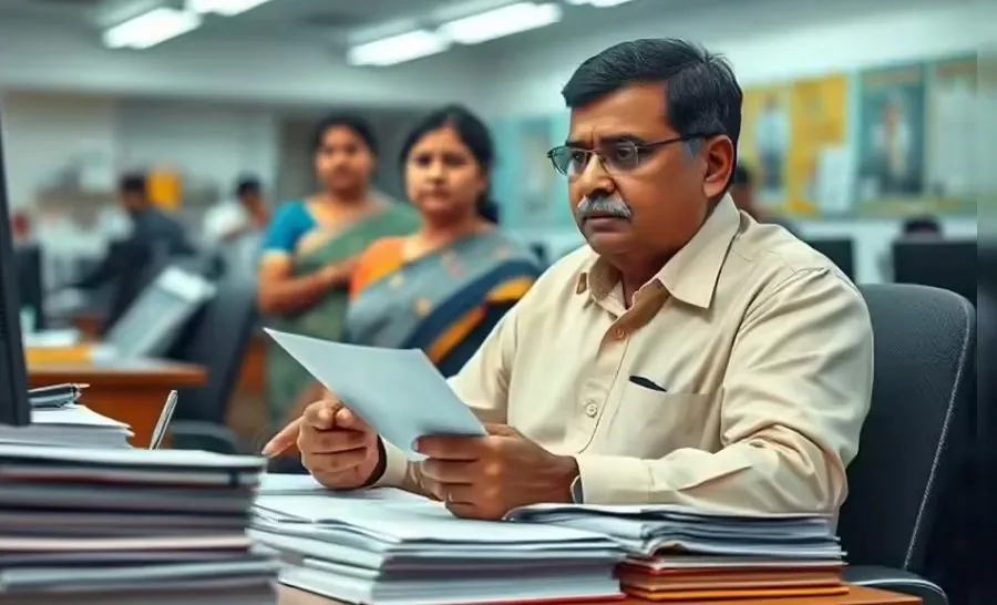 મહારાષ્ટ્રની ઓફિસમાં નવો નિયમ: નેતાઓને જોઈને ઊભા થવું, ફોન પર 'જી સર' કહેવું ફરજિયાત! GR માં શું છે? 2 office.jpg