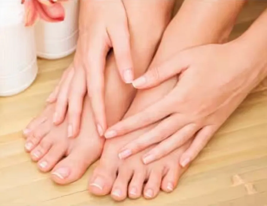 washing feet