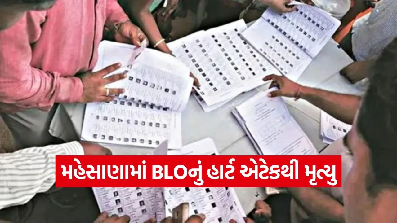 mehsana BLO death SIR process 1.jpg