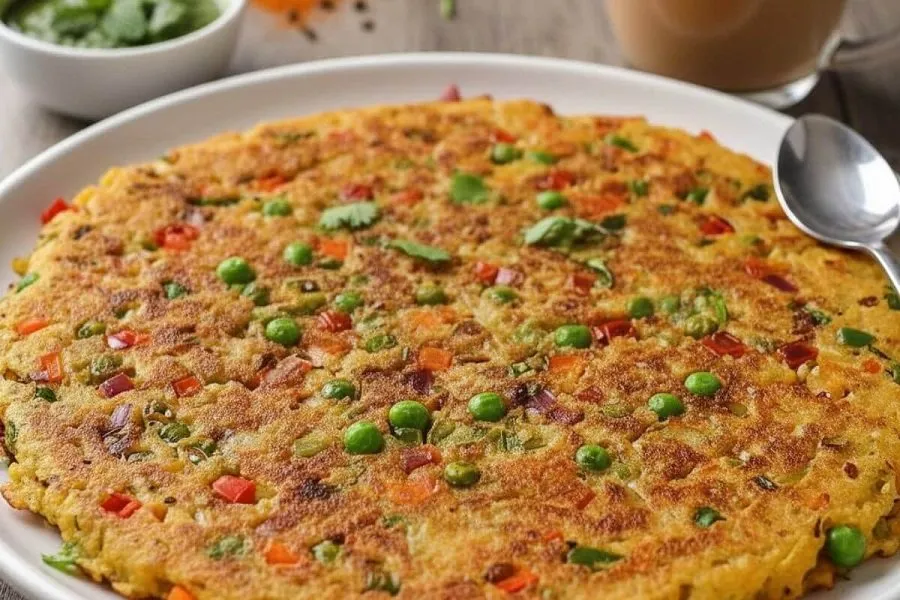Vegetable Paneer Chilla