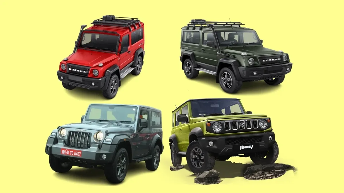 "Mahindra Thar Roxx અને Force Gurkha: લોન અને EMI વિગતો" 2 thar 2