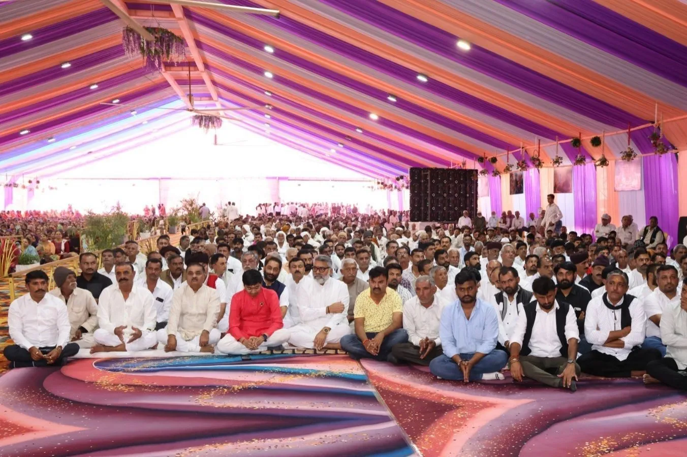 શિરાચામાં ભાગવત કથા દરમિયાન માનવી કેન્દ્રિત વિકાસનો સંદેશ 3 Adani Foundation 1.png