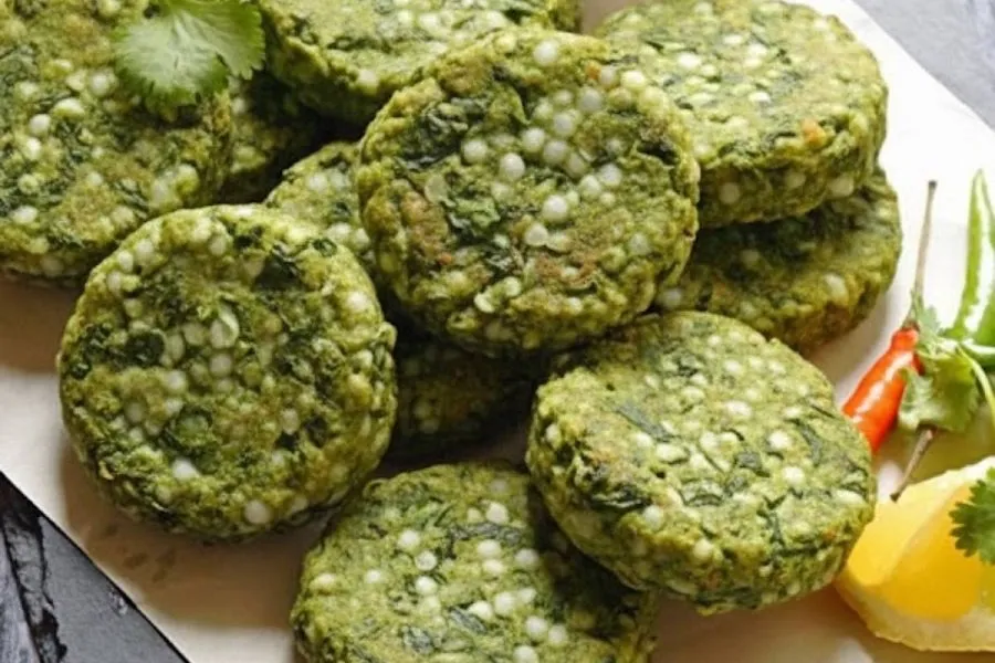 Palak Sabudana Vada