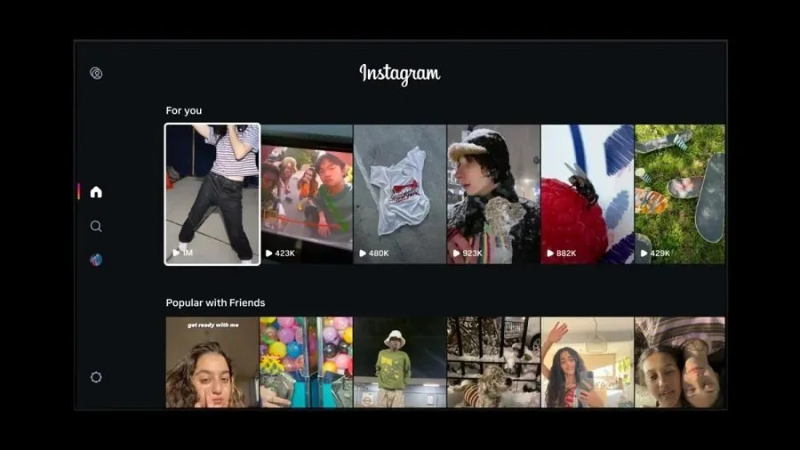 Instagram Smart TV App