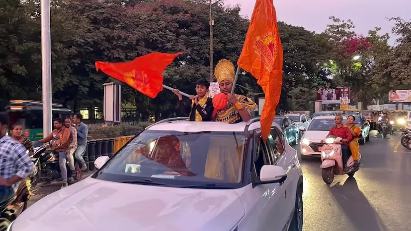 રાજકોટમાં હનુમાન ભક્તિનો મહોત્સવ, હનુમાન ચાલીસા યુવા કથાના પ્રચાર માટે ભવ્ય બાઈક રેલી 3 Rajkot Hanuman Chalisa Youth Katha 2025 1.png