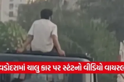 Vadodara car stunt viral video 1