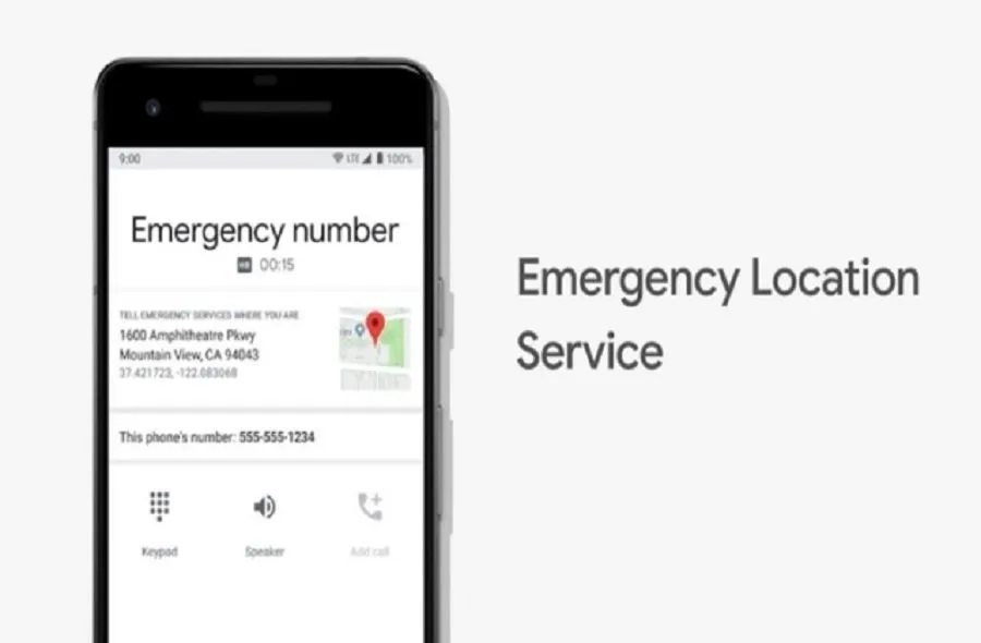 Google Emergency Location Service