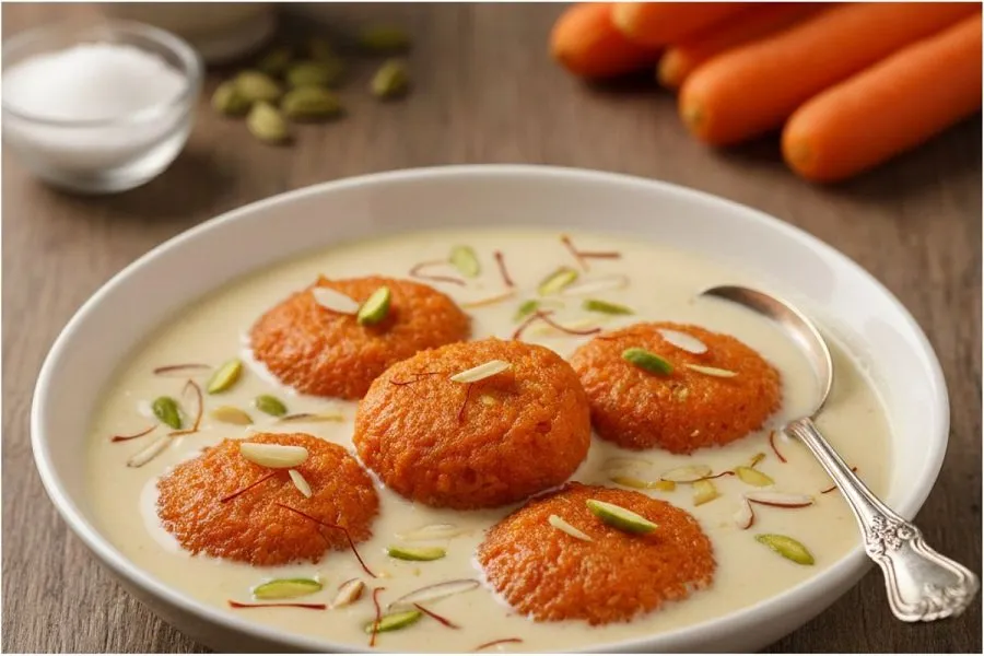આ શિયાળામાં ગાજરનો હલવો નહીં, બનાવો શાહી 'ગાજરની રસમલાઈ' 2 carrot Rasmalai