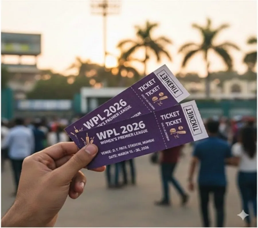 WPL 2026: મહિલા પ્રીમિયર લીગની ટિકિટોનું વેચાણ શરૂ, જાણો ક્યાંથી અને કેવી રીતે બુક કરશો? 2 ticket.jpg