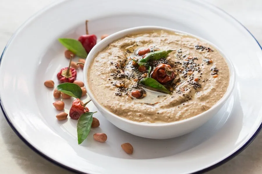 Peanut Garlic Chutney