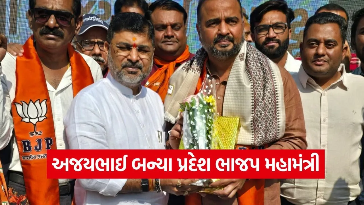 Ajay Brahmabhatt BJP Appointment 1.jpg