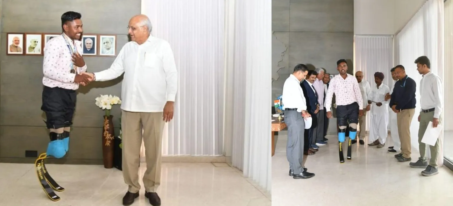 હિંમત, મહેનત અને સહાયનું સંયોજન, ગગદાસ પરમારની પ્રેરણાદાયક કહાણી 3 Gagadas Parmar Olympic Dream.png