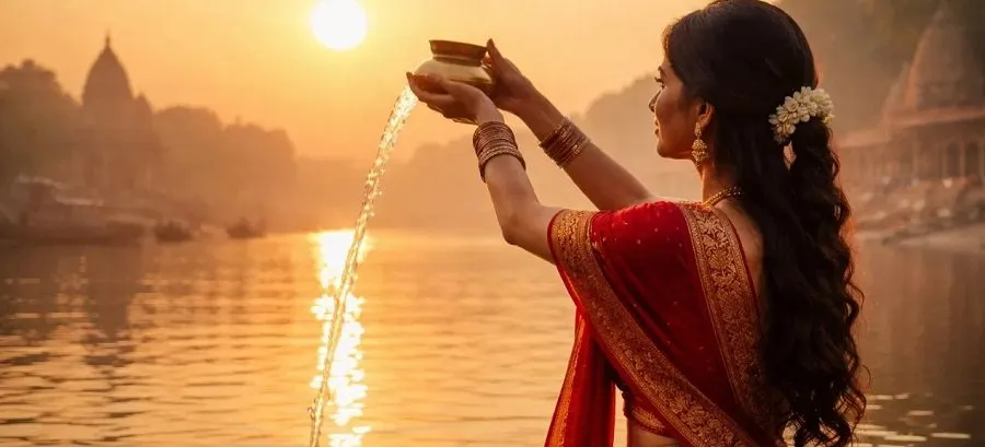મકરસંક્રાંતિ પર સૂર્યદેવને જળ ચઢાવતી વખતે રાખો આ 5 સાવધાની, જાણો અર્ઘ્ય આપવાની સાચી વિધિ 2 Makar Sankranti 2026