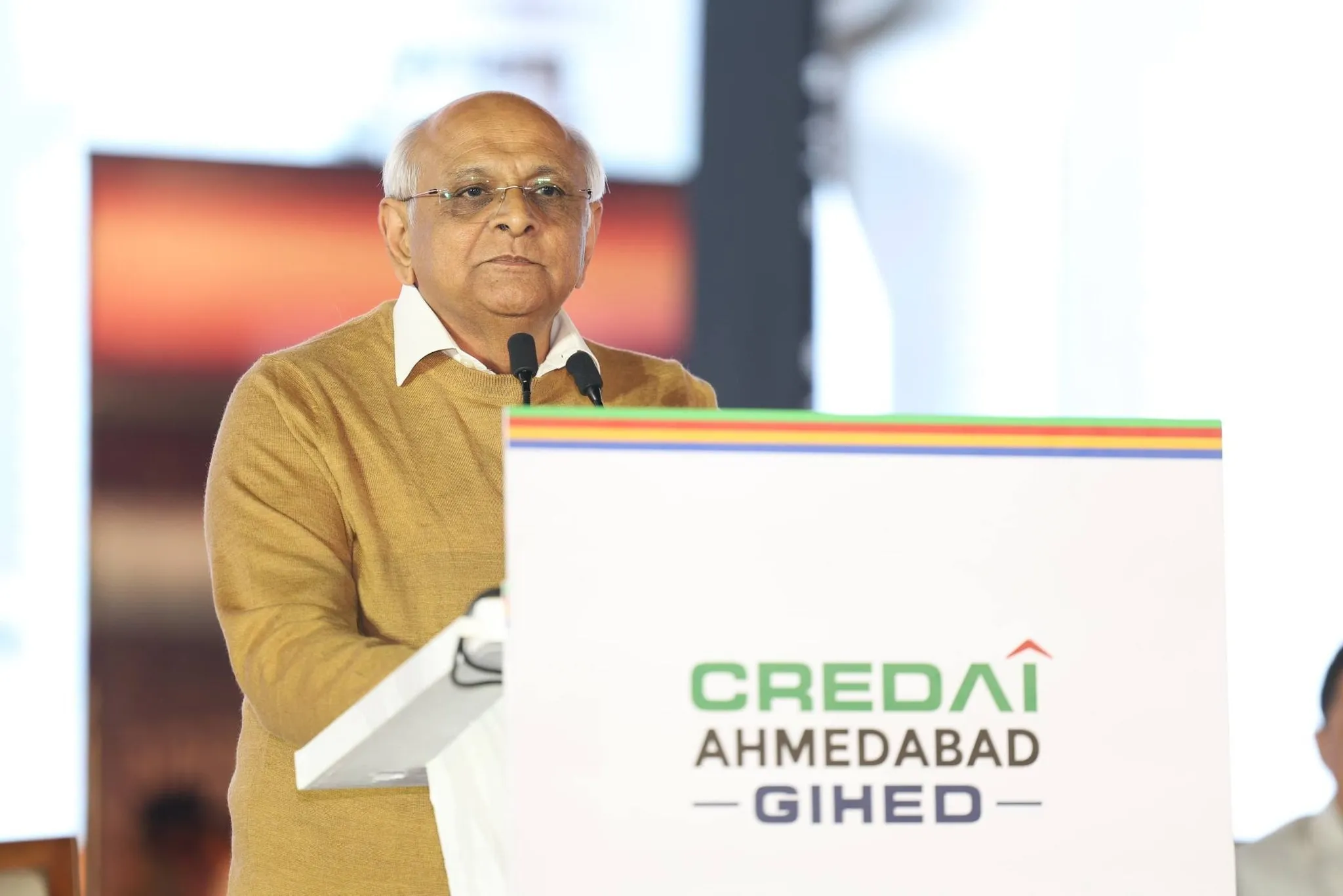 અમદાવાદનો દાયકો શરૂ: મુખ્યમંત્રી ભૂપેન્દ્ર પટેલે ૨૦મા પ્રોપર્ટી શોનો પ્રારંભ કરાવી રાજ્યની આર્થિક શક્તિને વેગ આપ્યો 3 Bhupendra Patel Ahmedabad Property Show 2026 3.png