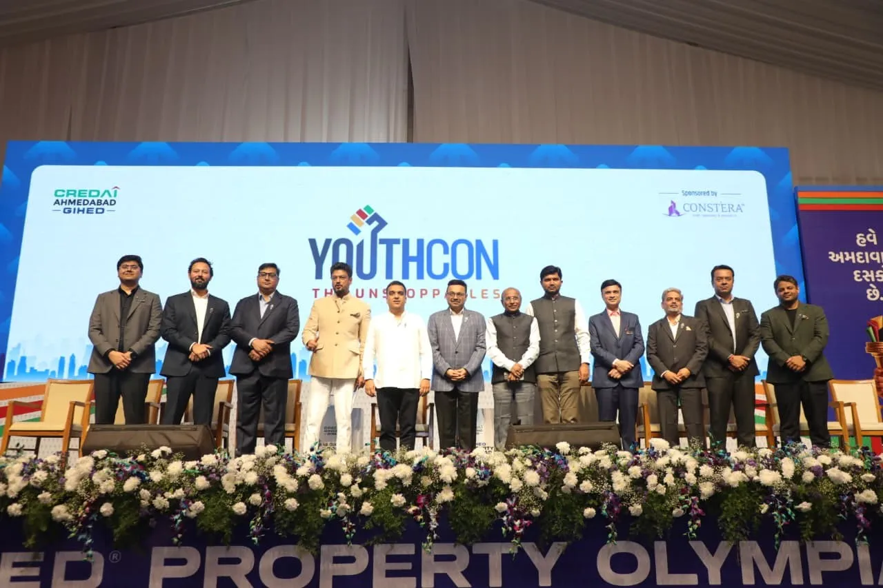 અમદાવાદના ભાવિ વિકાસ અને શહેરી આયોજન પર મંથન: ‘યુથકોન – ધ અનસ્ટોપેબલ’ કોન્કલેવમાં નાયબ મુખ્યમંત્રી હર્ષ સંઘવીનું માર્ગદર્શન સંદેશ 4 CREDAI Ahmedabad Youthcon Unstoppable 2026 3.png