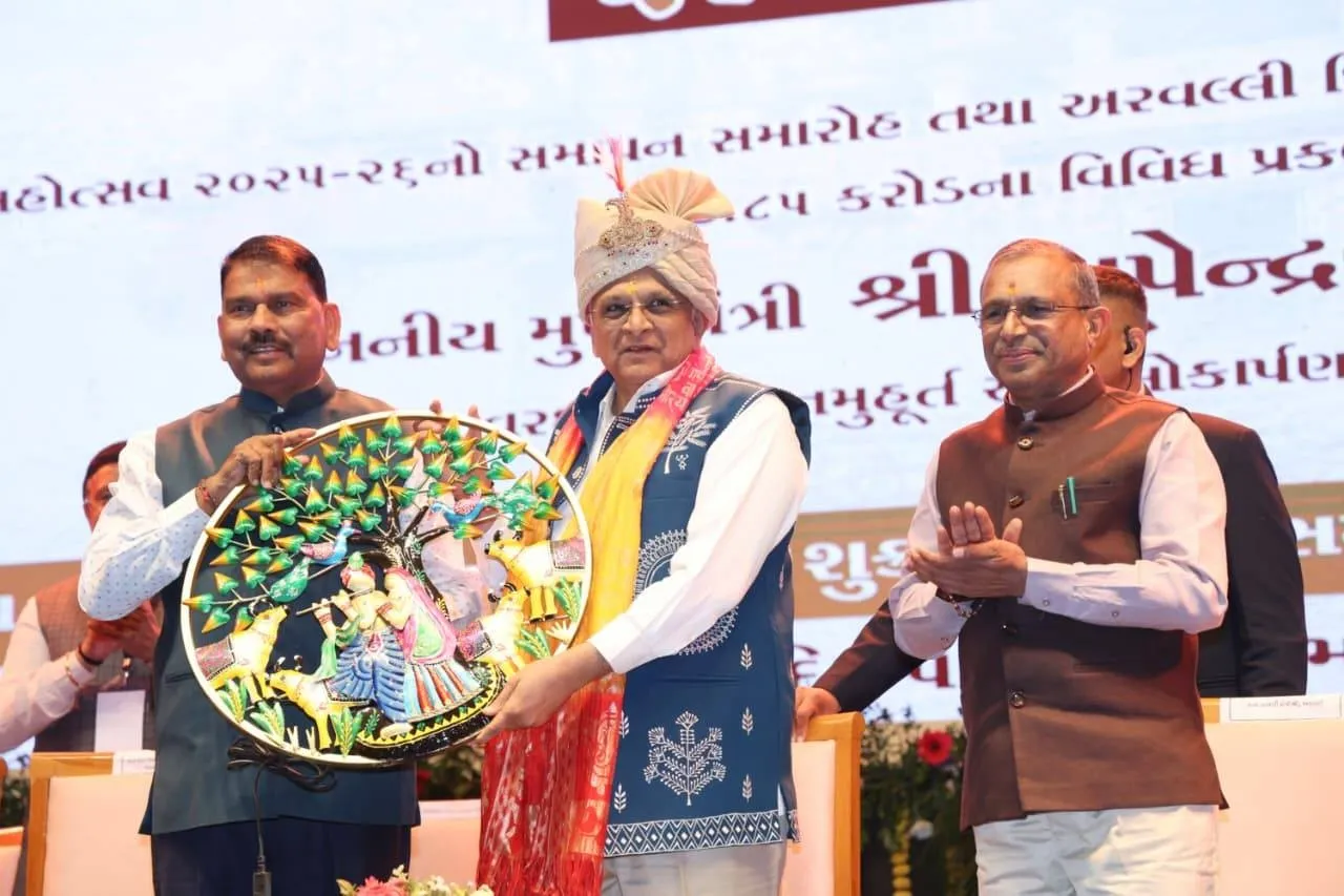 શામળાજી મહોત્સવના સમાપન પર મુખ્યમંત્રી ભૂપેન્દ્ર પટેલે અરવલ્લીને આપી ૧૬૮ કરોડના વિકાસ કામોની ભેટ 4 Shamlaji Mahotsav Aravalli Development 2.png