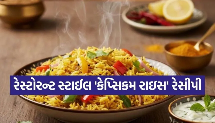Capsicum Rice Recipe
