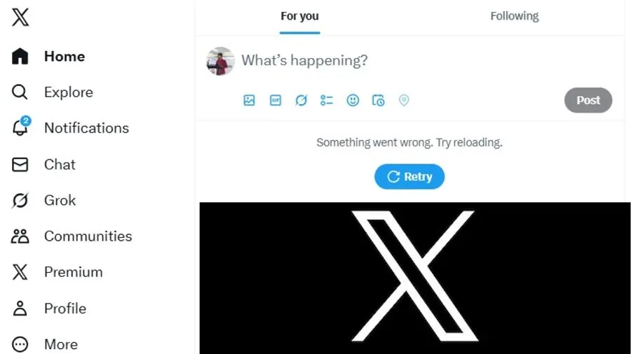 X Down