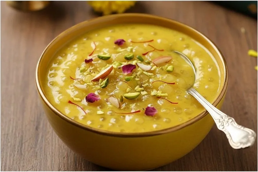 વસંત પંચમી પર માતા સરસ્વતીને ધરાવો આ 'શાહી કેસરિયા સાબુદાણા ખીર'નો ભોગ 3 Royal Kesariya Sabudana Kheer