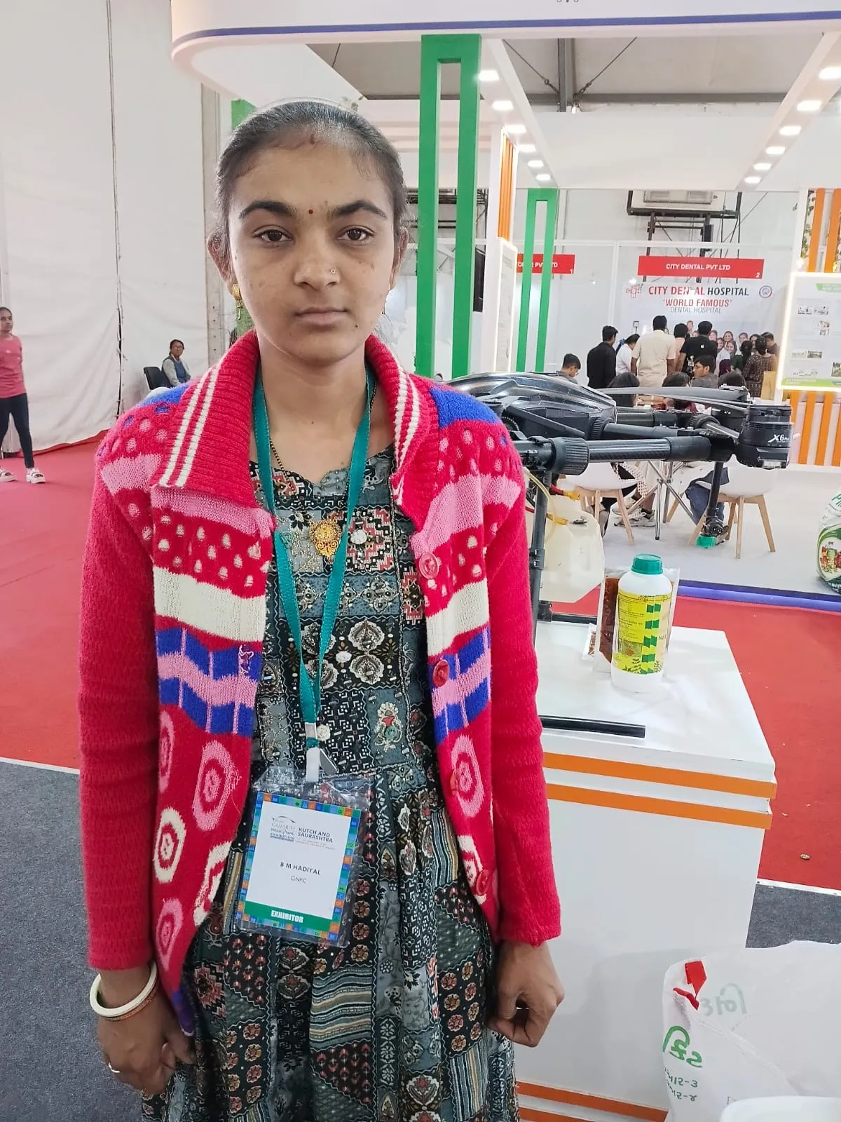 VGRC-2026માં છવાઈ દેવભૂમિ દ્વારકાની “ડ્રોન દીદી” બંસરી હડિયલ 2 Namo Drone Didi Success Story VGRC 2026 1.png